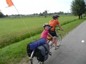 Family cycling holiday to Holland with the kids using a tandem