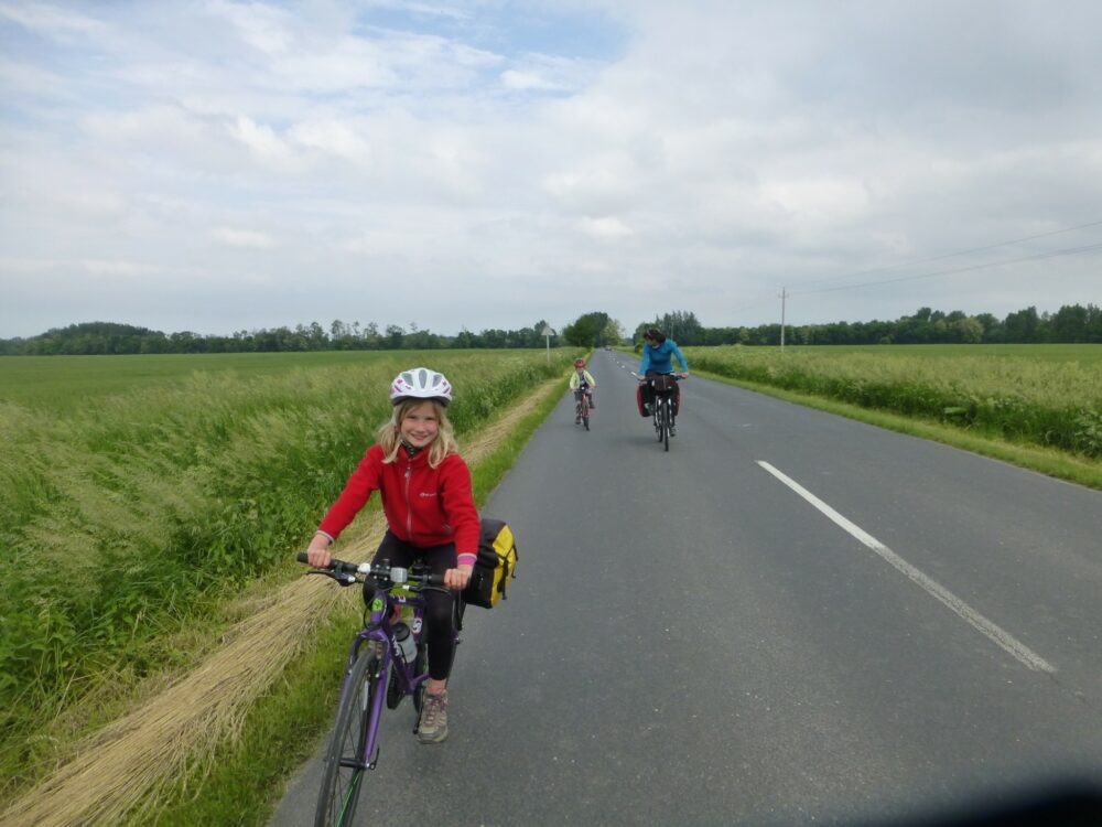 Family cycling in Bratislava, Vienna and Bupapest, Hungary