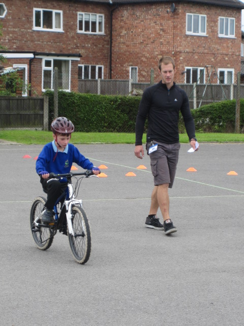 Ben Savage Lets Get Gold finalist stunt biker on school training day