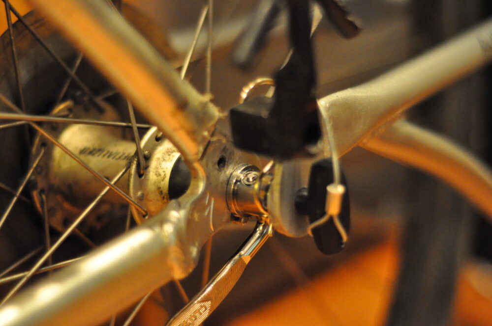 Eyelet close to axle on the FollowMe Tandem