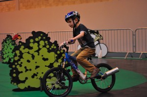 Birmingham NEC Cycle Show - Picture of Raleigh Boys Hotrod Mountain Bike with noisy Turbospoke exhaust system