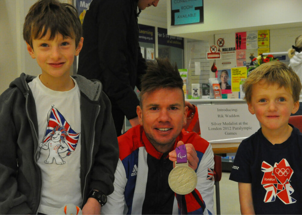 Not every day you get to meet a Paralympian!