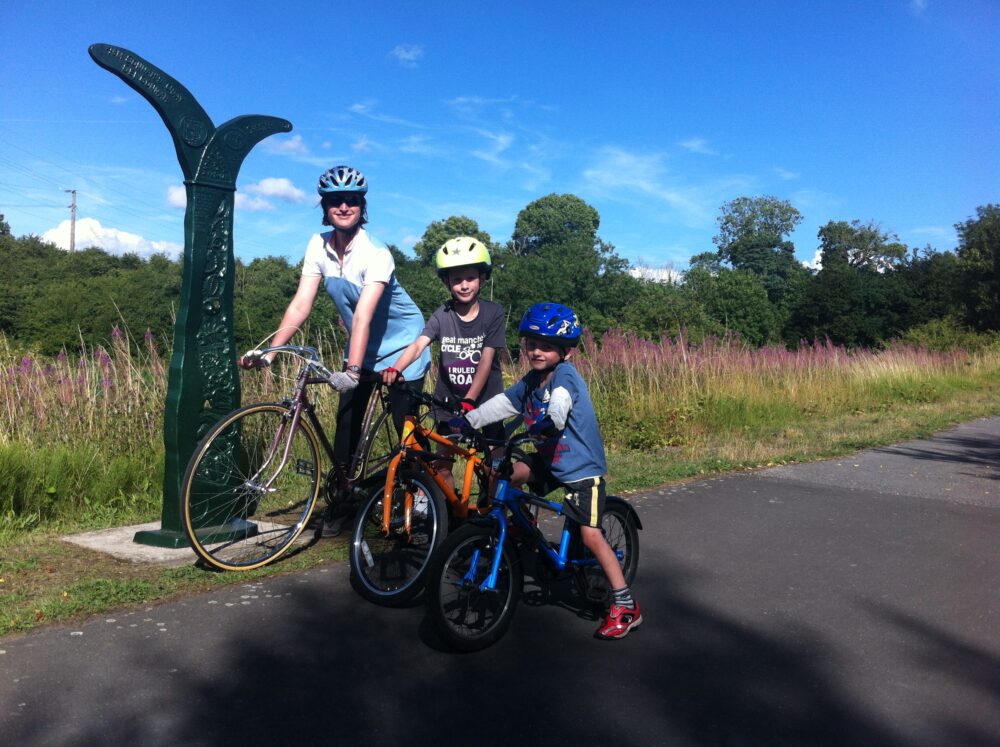 family cycle routes in Cheshire and Wirral - Chester to Connahs Quay is a great, traffic free route