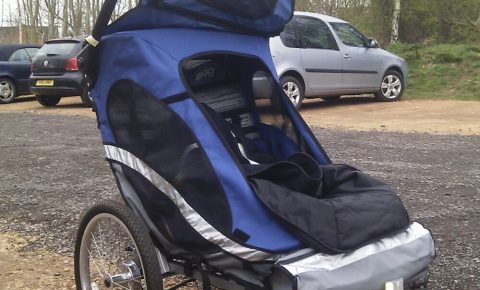 Zigo Leader tricycle in pushchair mode