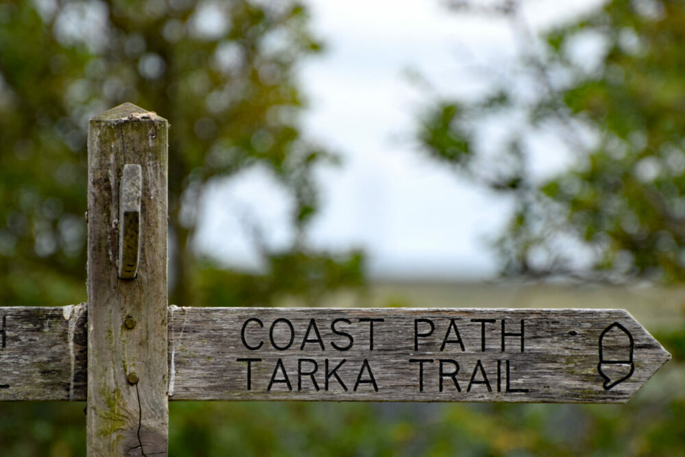 Tarka Trail and Coast Path sign 1