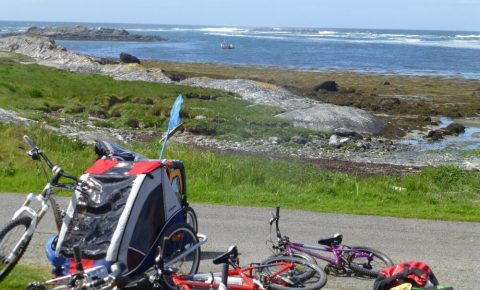 Family cycling holiday to Colonsay