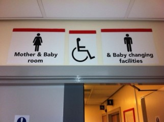 Baby changing facilities at Birmingham NEC cycle show