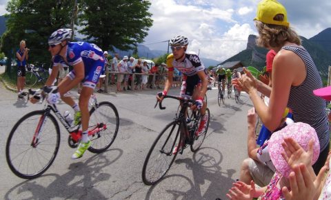 Cheering on the Tour de France