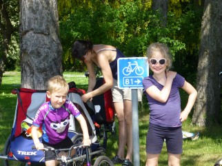 Mr Grumpy kids cycling jersey in Denmark