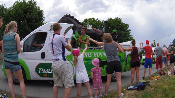 Tour de France family holiday - the Tour de France caravan