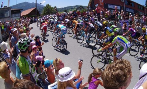 Watching the Tour de France