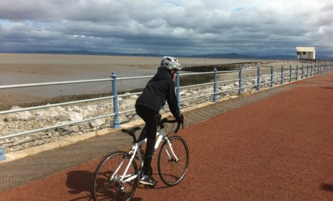 The Bay Cycle Way - one of the many family cycle routes in Lancashire