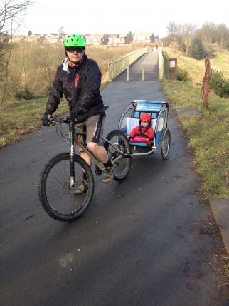 Trailer on Bury Greenway