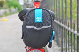 Team Sky Frog Bikes Saddle bag fitted to an Islabikes Beiinn