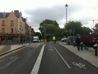 Cycling in Dublin City Centre