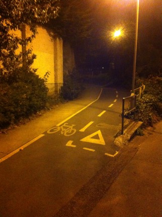 Night Time Cycling in Dublin