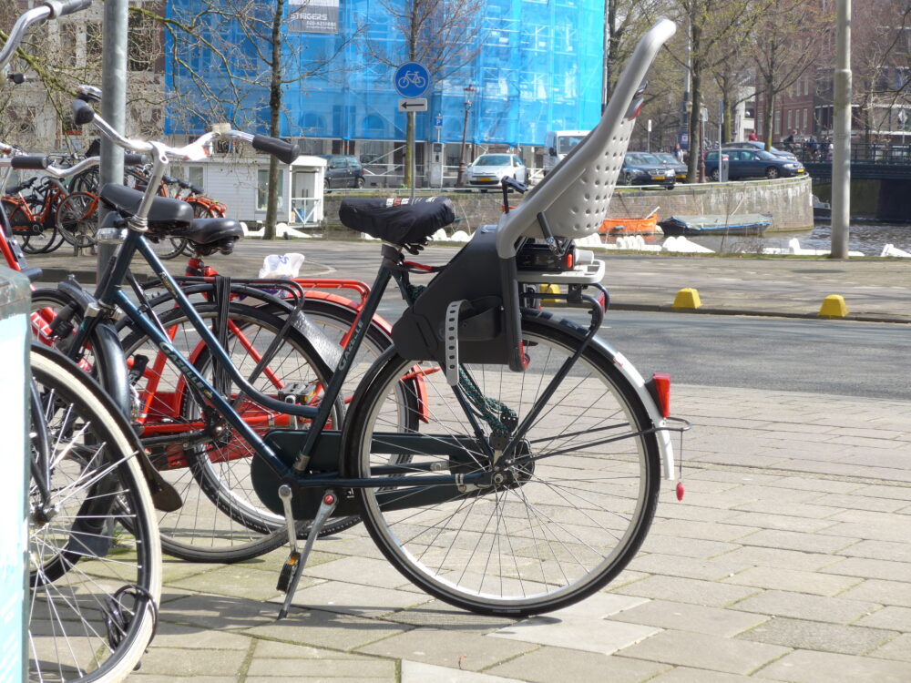 rack mounted child bike seat