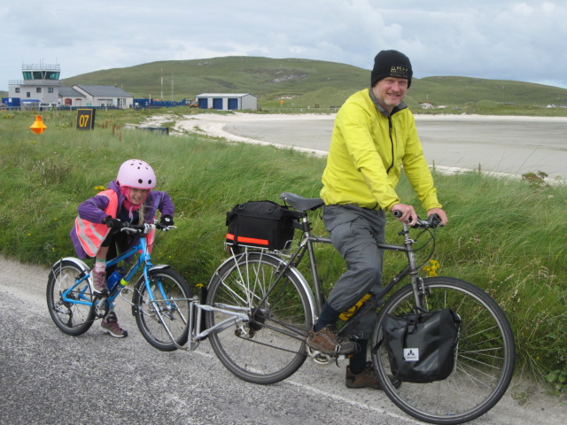 Barra, airport in background