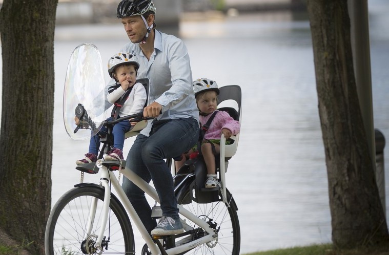 front facing baby bike seat