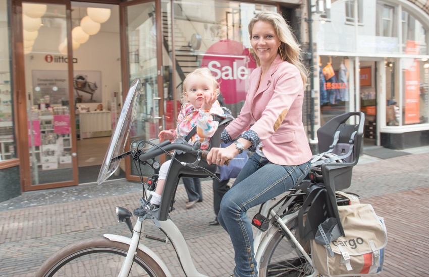 front mounted bike seat for baby or toddler