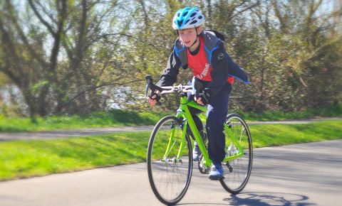 Islabikes Luath road / cyclocross bike in action