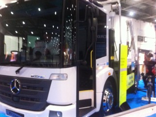 Prototype cyclist friendly lorry