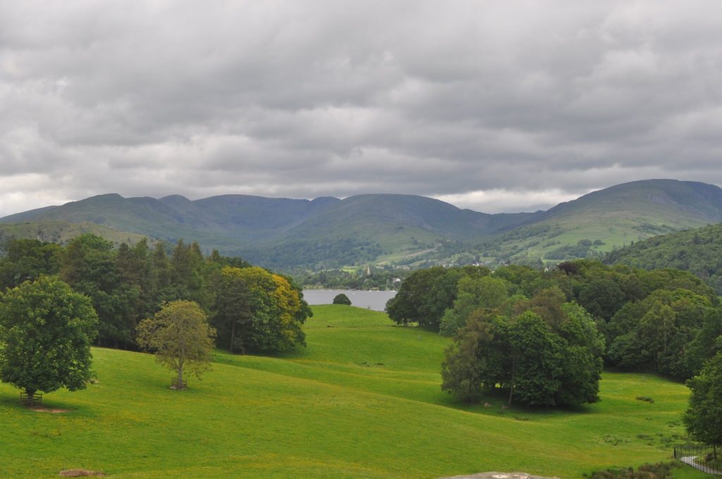 View from Wray Castle to Lake Windermere