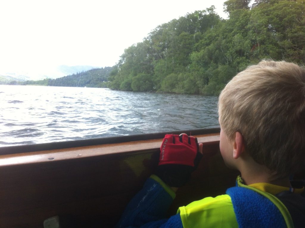 View from the Windermere Bike Boat