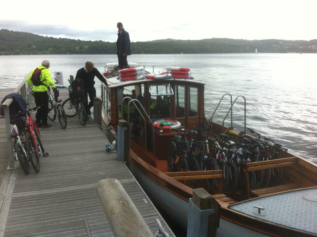 Windermere Bike Boat - family cycling in the Lake District