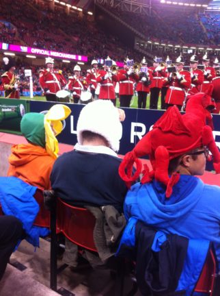 Welsh Fans at the World Cup Rugby
