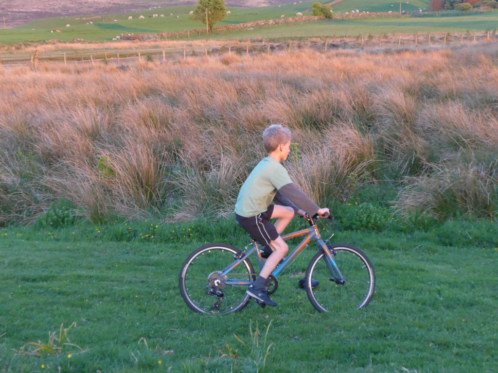 The Cuba CP20R kids bike in action