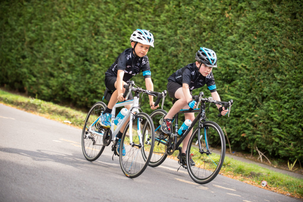 Kid size Team Sky cycling kit is now available - from bikes to helmets, jerseys to mitts! 