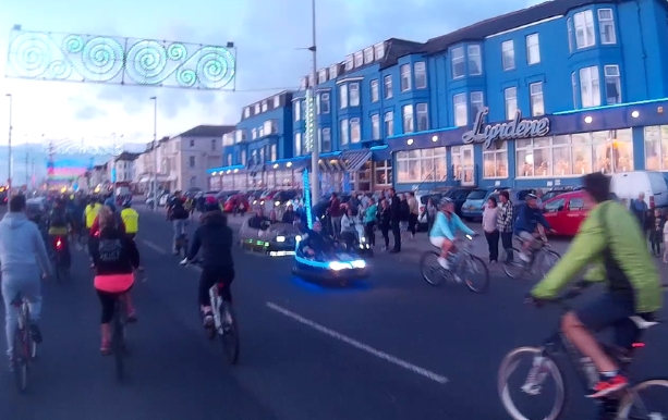 Dodgem Cars at the Blackpool Ride the Lights