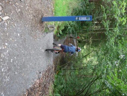 The start of the new blue taster loop at 7Stanes Kirroughtree