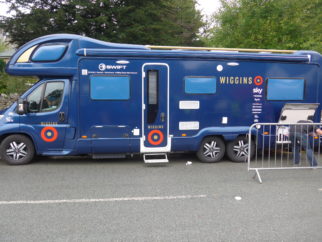 WIGGINS team bus - Tour of Britain 2016