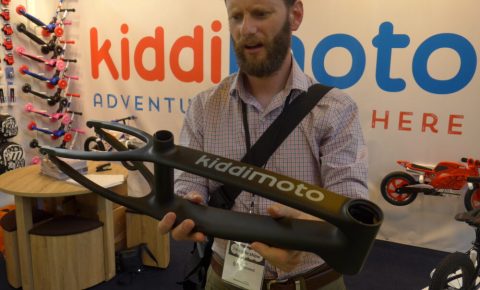 Kiddimoto Karbon balance bike at the 2016 Cycle Show