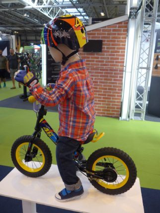 Kiddimoto Valentio Rossi Balance Bike at the 2016 Cycle Show NEC Birmingham