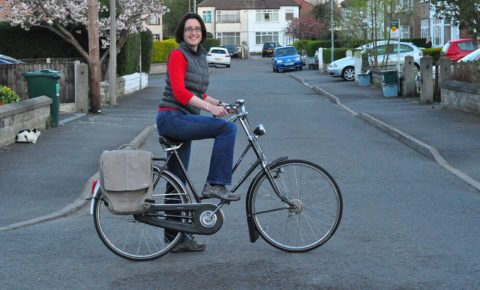 Riding a Gazelle Dutch Bike for the first time