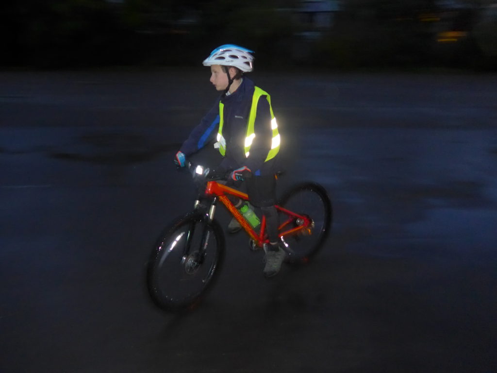 Cycling in the dark