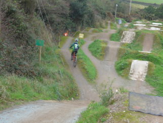 The Track Family Cycle Park at Portreath, near Redruth in Cornwall