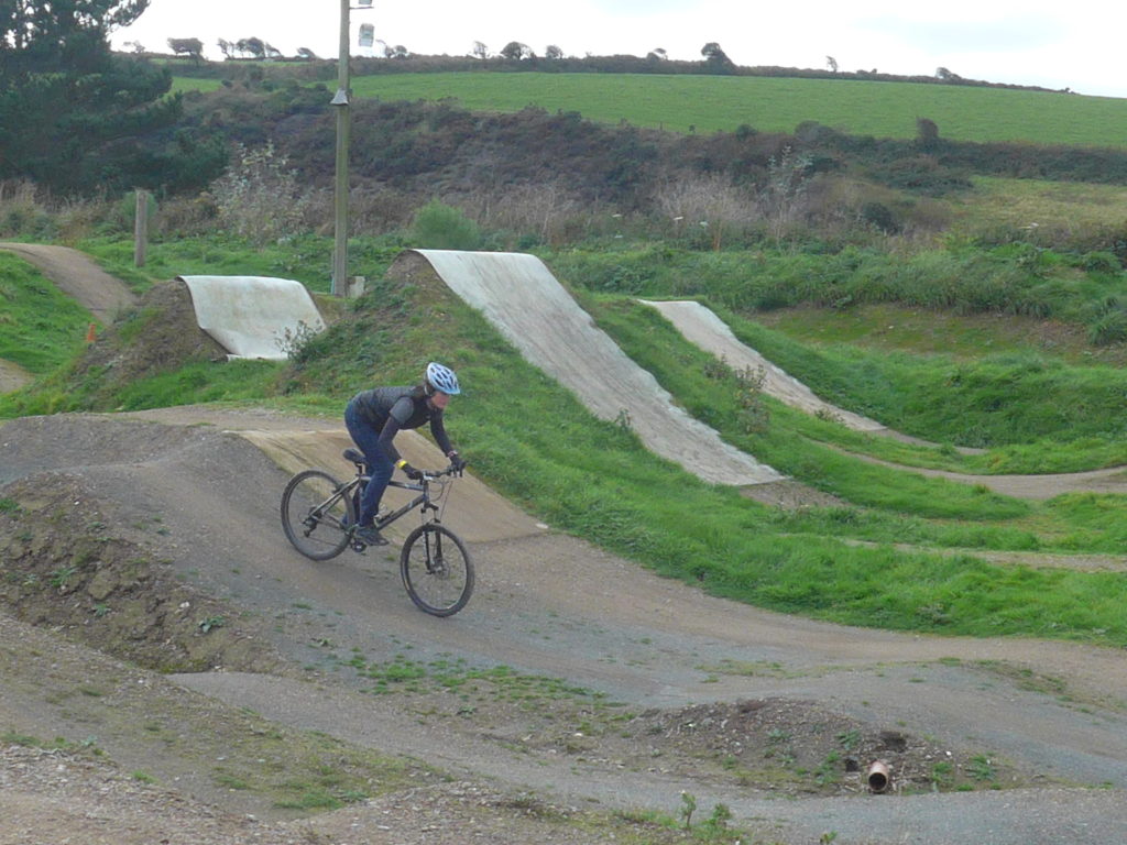 Mum on the track!