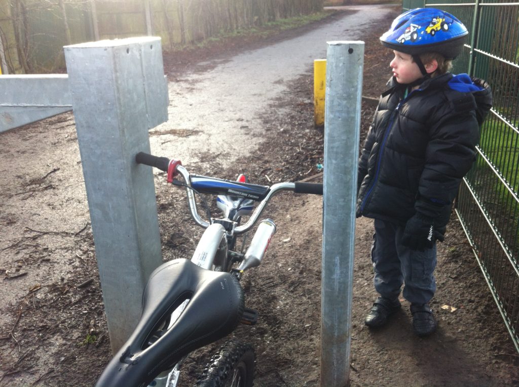 Barriers on cycle paths can be very annoying