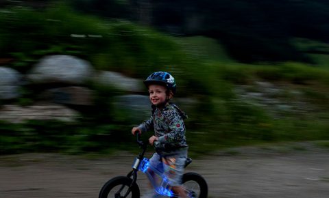 Phantom Ride - a light up balance bike
