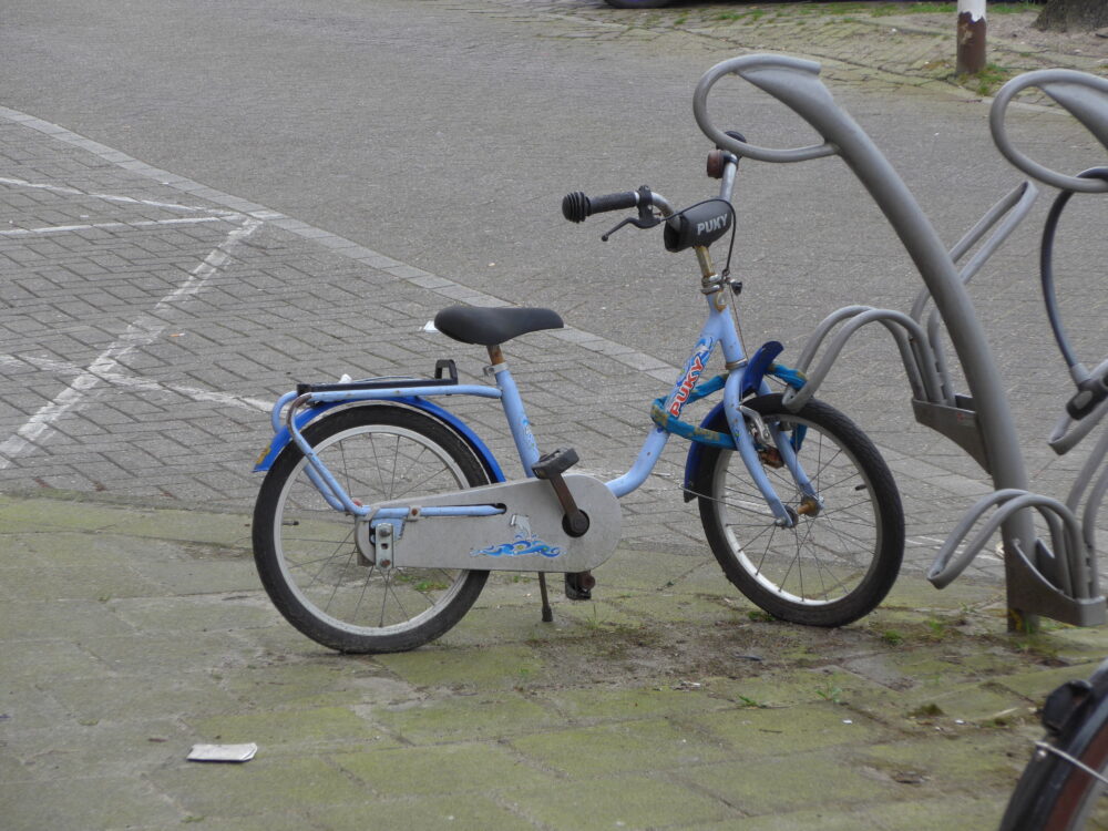 Rusty old kids bike