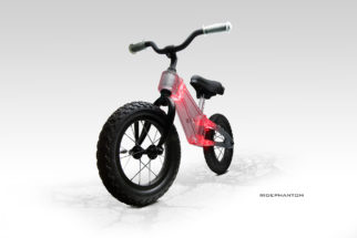 Phantom Ride balance bike lights up with the use of LED's