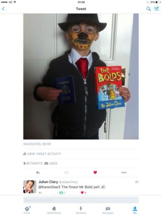 World Book Day - Mr Bold