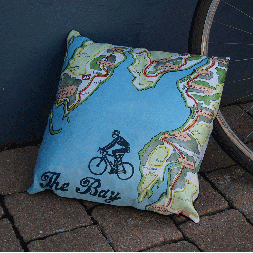 D C Hill - The Bay cushion