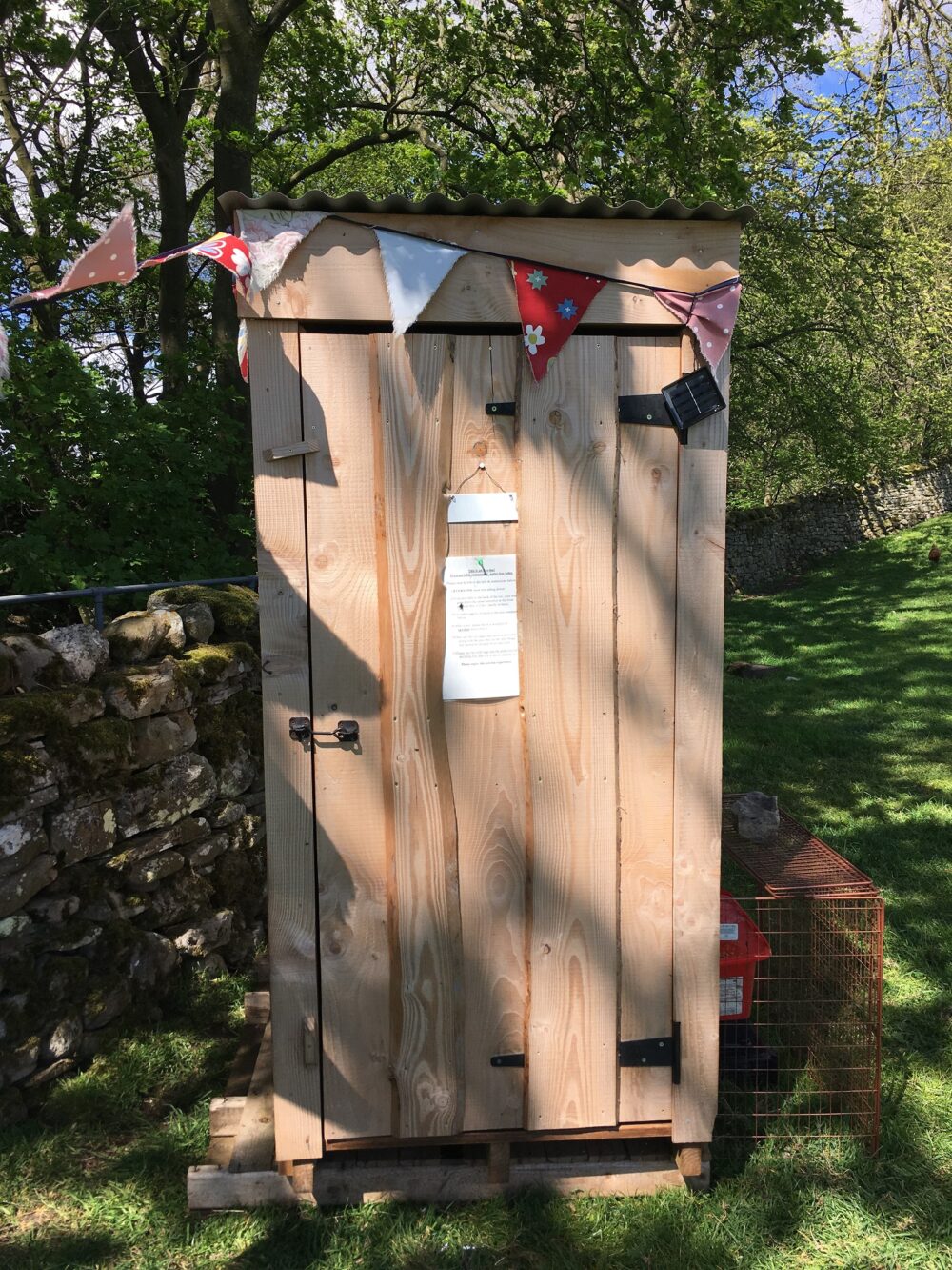 Eco Loo at Askrigg Campsite, Yorkshire Dales