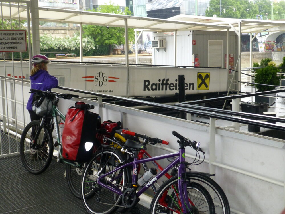 Family cycling trip along the River Danube from Vienna to Bratislava and on to Budapest