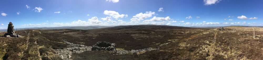 Stunning 360 degree views in the Yorkshire Dales